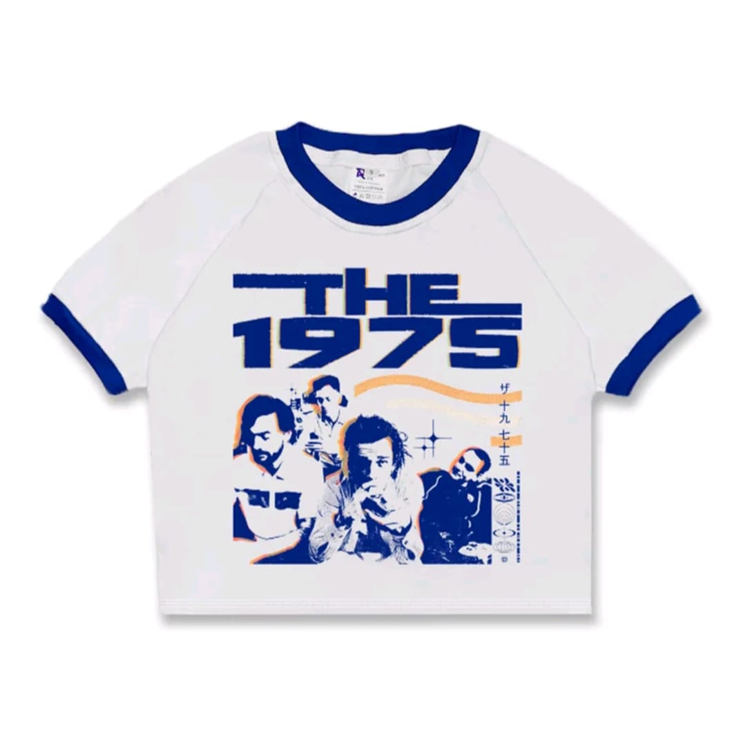 CROP TOP THE 1975 BLACK | SINGER BAND
